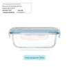 Pote de Vidro Transparente para Almoço, Tigela de Vidro, Recipiente para Armazenamento de Alimentos, Pote de Almoço Resistente ao Calor e Micro-ondas, Selado para Armazenamento na Geladeira, Conservação de Alimentos Congelados, Estilo Chinês