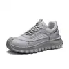 Zapatos para Hombre HuiLi Otoño de Caña Baja para Senderismo Montañismo Escalada Todoterreno Antideslizantes Resistentes al Desgaste Zapatos Deportivos para Correr al Aire Libre Hombre
