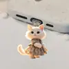 Protetor de Poeira para Celular Acrílico Plano de Saia Gatinho Transfronteiriço Novo