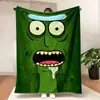 Manta de urso com estampa de desenho animado, feita sob medida, design impresso temático de anime DIY, adequada como manta de sofá para outono e inverno, e como manta de sofá