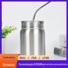 Fornecimento direto da fábrica isolamento duplo em aço inoxidável 500ml-700ml Garrafa Mason pote Mason de plástico Copo Mason de plástico