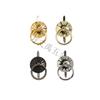 Puxador de ferro 107 dourado claro puxador de flor de melancia puxador de girassol assento semicircular puxador de caixa de presente puxador de bule