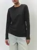 Camiseta de manga larga transfronteriza, estilo europeo y americano, primavera y otoño 2026, camiseta versátil de cuello redondo para el hogar y el trabajo, algodón orgánico, ropa casual transfronteriza