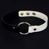 YSF Productos para Adultos Collar Cuello Venta al por Mayor Juguete de Cuero Correa Negra Ropa de Flirteo Sexual SM Portátil