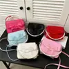 Bolsa de Corrente com Pérolas Estilo Coreano 2026 Novo Modelo Tendência Moda Bolsa de Ombro Textura Casual Bolsa Transversal com Laço