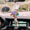 Decoración de Colgante de Gato Acrílico, Adorno Colgante para Interior de Coche Globo, Accesorio Divertido, Llavero para el Hogar