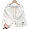 Shorts de Seda de Gelo Transfronteiriços Verão Masculino Secagem Rápida Finos Largos Versáteis Tamanho Grande Casuais Shorts Jacquard Masculino