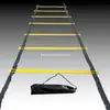 Escalera de Agilidad Ajustable Escalera de Cuerda Entrenamiento de Baloncesto Escalera Suave Salto Infantil Agilidad Entrenamiento Físico Fitness Uso en Casa Fútbol