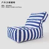 Sofá tipo puf para exteriores, tatami impermeable, para camping, fiestas en la playa, festivales de música, sillón reclinable con respaldo