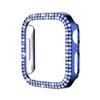 Adecuado para Apple Watch S10 Estuche Protector de Diamantes de Doble Fila Estuche Protector para Apple Watch S9 Estuche Integrado de PC con Película Templada