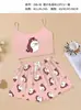 Pijama Cruzado de Comércio Exterior para Mulheres Verão Novo Shorts de Alça de Seda de Leite Desenho Animado Fofo Estilo Europeu e Americano Roupa de Casa com Alça
