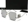 Gafas de Sol Sin Marco de Metal con Borde Cortado Transfronterizas Letra D Europea y Americana Gafas Versátiles de Moda g Familia Gafas para Hombre y Mujer 8979