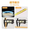 Tira de Luces LED Cob Recortable Autoadhesiva Flexible Luz Suave Sin Puntos Bajo Voltaje 24V Tira de Luz LED Lineal