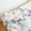 Funda de almohada infantil de hilo de doble capa personalizada Funda de almohada de gasa para bebé amigable con la piel tamaño de almohada de látex personalizada al por mayor