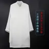 Robe taoísta gola Wudang Sanqing feminino traje taoísta masculino lapela inclinada traje Taiji robe taoísta túnica taoísta taoísta