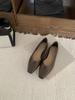 Zapatos Planos Originales de Diseño Único para Mujer, Puntera Cuadrada, Suela Suave, Versátiles, Nuevos para Primavera y Otoño, Estilo Francés Elegante, sin Cordones