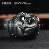 Jade Verde de Hotan Xinjiang Pixiu Sapo Dorado Adorno de Mano Material Fino Tigre Dragón Tortuga Jade Adorno de Mano Venta al por Mayor