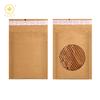 Xingchen Design de Baixo Preço Atacado Logística Expressa Joias Cosméticos Roupas Cor Natural Autoadesiva Colmeia Saco de Papel Kraft