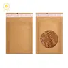 Saco Envelope Colmeia de Papel Kraft Biodegradável Ecológico Personalizado Sacola de Papel para Embalagem de Logística com Amortecimento Transfronteiriço