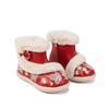Zapatos de Algodón Dinastía Han, Zapatos Bordados de Invierno para Niños, Cómodos Zapatos de Disfraz Antiguo, Zapatos de Rendimiento Estilo Antiguo, Zapatos de Algodón Engrosados Estilo Étnico para Niñas