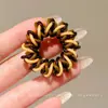Ligas para el Cabello de Cable de Teléfono de Alta Calidad, Cuerdas para el Cabello de Lunares de Alta Elasticidad, Accesorios para el Cabello de Verano para Mujeres, Plástico Duradero sin Marcas Color Menta