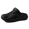 Zuecos de suela gruesa para hombre para uso exterior en verano, zapatos de vadeo de playa de EVA antideslizantes, zapatos para el agua, sandalias con puntera cubierta