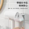 Almacenamiento para Secador de Pelo Soporte Perezoso Montado en la Pared Sin Perforaciones para Inodoro Estante Colgante para Baño para Guardar Estante de Almacenamiento para Taladro de Aire
