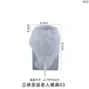 Poppy Molde de Resina de Cristal DIY Papá Noel de Barba Grande Decoración de Mesa Molde de Silicona Venta al por Mayor en Stock