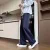 Pantalones Deportivos Rectos de Patchwork Sencillos de Marca de Moda Otoño/Invierno 2026 para Hombre, Nuevos Pantalones Deportivos Casuales Versátiles Holgados a la Moda