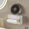 Caja de Pañuelos de Lujo Ligero Caja de Almacenamiento de Toallas para Montar en Pared para Inodoro, Baño, Cocina, Tipo Colgante sin Taladro Caja de Pañuelos