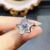 Anillo Popular de Ópalo Negro Natural al por Mayor de Fábrica Plata S925 Incrustado Piedra Principal 4*5 Joyería de Lujo Venta Directa de Fábrica