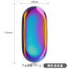 Acero inoxidable tijeras para cutícula push set de plato de almacenamiento para arte de uñas color mágico pinzas para empujar cutícula herramientas para uñas al por mayor
