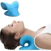 Almofada de apoio para o pescoço para coluna cervical, travesseiro de alinhamento, corretor de postura do pescoço, massageador para estudantes