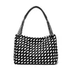 Bolsas de Comércio Exterior para Mulheres 2026 Nova Bolsa Feminina Tecida Vintage Bolsa de Ombro Casual para Viagem Feminina Bolsa de Cesta
