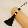 Hilo de Nylon Jade Hilo de Nudo Pequeño Ensartar Cuentas Borla Nudo Chino Borla Colgante Pequeño Borla Estilo Antiguo Marcador Colgante Adorno