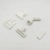 Accesorios para bolso de mano de equipaje hebilla de bolsa médica hebilla de cincha par redondo blanco hebilla de hebilla ajuste de hebilla