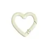Clips de Resorte Coloridos, Anillas Abiertas Redondas, Anillas de Resorte en Forma de Corazón, Accesorios para Llaveros DIY, Conectores de Aleación