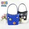 Bolsa de Praia Eva Europeia e Americana Bolsa de Mão para Exterior, Acessórios DIY Personalizáveis, Estilo Coreano, Grande Capacidade, Bolsa Perfurada Simples e Fashion
