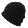 100% Cachemira Sombrero de Cachemira Consinee para Mujer de Cachemira Pura Otoño e Invierno Resistente al Frío Cálido Gorro de Punto Gorro Frío para Exteriores