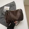 Bolso Vintage de Gran Capacidad Estilizado para Viajes Diarios para Mujer 2026 Nuevo Bolso Tote Simple de Moda con Cadena Bolso de Hombro