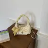 Bolso de Mano de Alta Gama Transfronterizo para Mujer, Bolso Tote Pequeño Plisado, Nueva Moda de Primavera Versátil para el Trabajo, Bolso Cruzado de Lunares