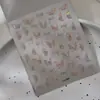Wangyuan Calcomanías para Uñas de Gel para Arte de Uñas DIY Material Adhesivo Papelería Calcomanías para Uñas de Teléfono Móvil Calcomanías para Uñas de Mariposa Fábrica