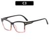 Gafas de sol cuadradas con montura simple, estilo casual europeo y americano, con espejo plano, antiluz azul, a la moda para hombres y mujeres.