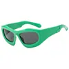 Gafas de sol de montura grande de hip hop europeo y americano exageradas gafas de sol de moda transfronteriza para montar al aire libre gafas de sol cóncavas y2g