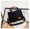 Bolsa Tote feminina grande capacidade moda outono e inverno veludo cotelê bolsa de ombro casual versátil bolsa mensageiro portátil bolsa de mulher para o trabalho