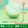 Sándwich de simulación galleta rollo de toalla plato de cena accesorios de resina cargador diy cubierta protectora agujero zapatos zapatos flor