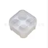 Esponja de Maquillaje Xuanzi con 4 Compartimentos en Forma de Gota de Agua Inclinada, Esponja que No Absorbe Polvo, Esponja Pequeña para Almacenamiento de Cushion, Herramienta Especial para Maquillaje de Artista