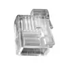 Directo de fábrica Cabezal de cristal NXT de seis núcleos RJ12 6P6C transparente hebilla izquierda/derecha cabeza inclinada Especial Lego EV3