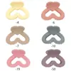 Novo presilha de cabelo infantil pequena cor de doce clipe de franja de coração presilha de cabelo de tricô de menina fofa presilha lateral