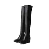Botas de Salto Novo 40 Plataforma Comércio Exterior Casuais Tamanho Grande Mesa d'Água Botas de Cavaleiro Femininas Europeias e Americanas Acima do Joelho 43